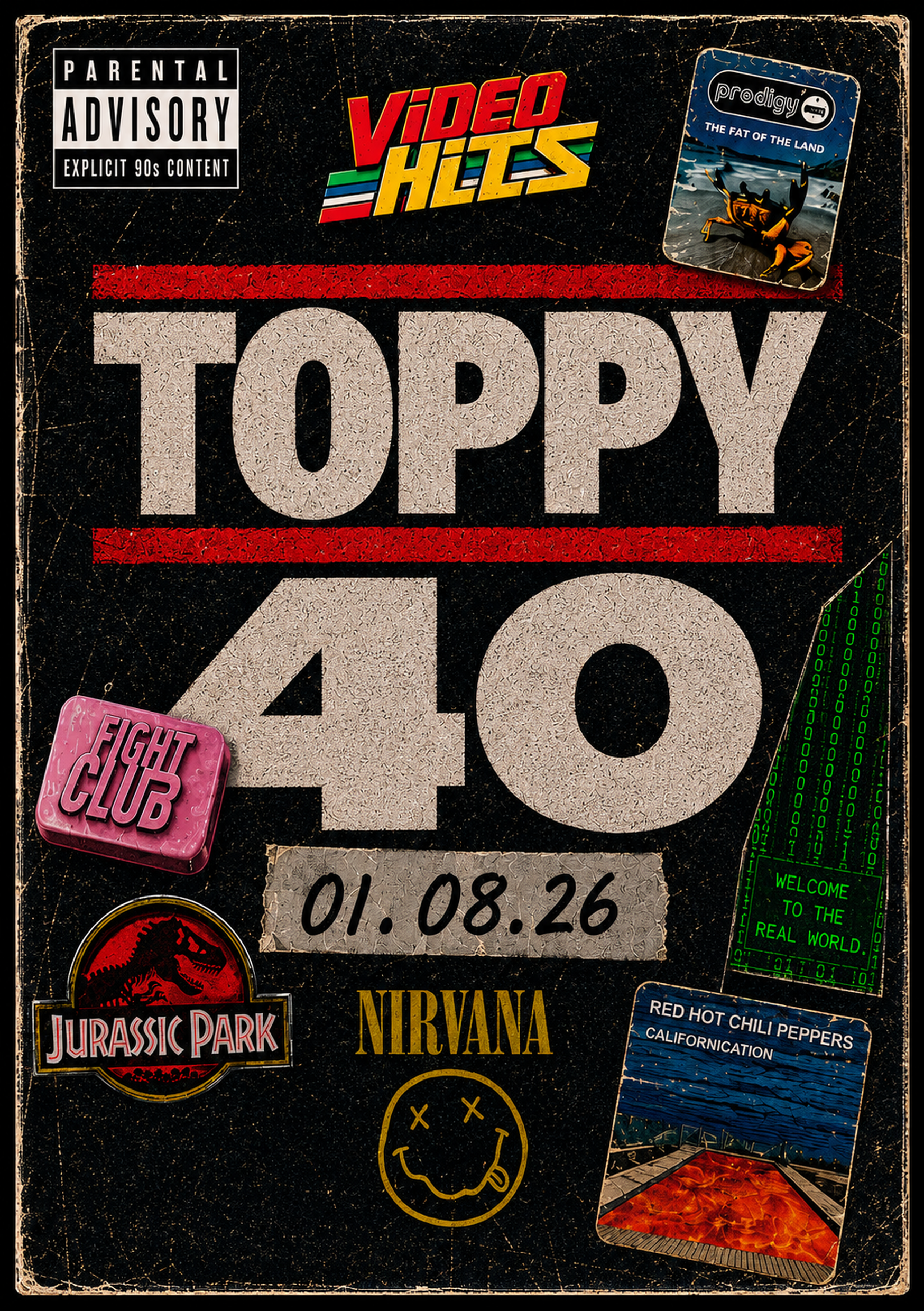 Toppy 40 — The Decade That Shaped Us — front cover